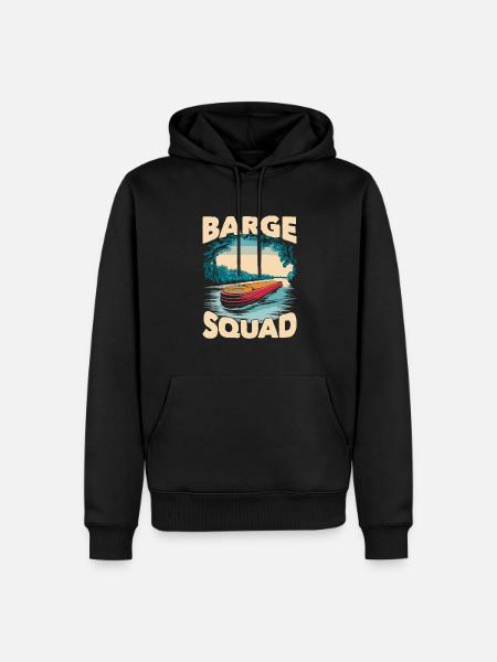 Binnenschiffer Kader - Männer Premium Bio Hoodie - Schwarz