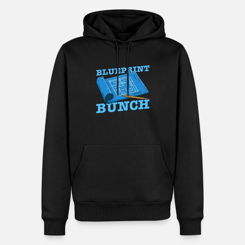 Équipe d’architecture d’architecte - Sweat à capuche Premium bio Homme - noir