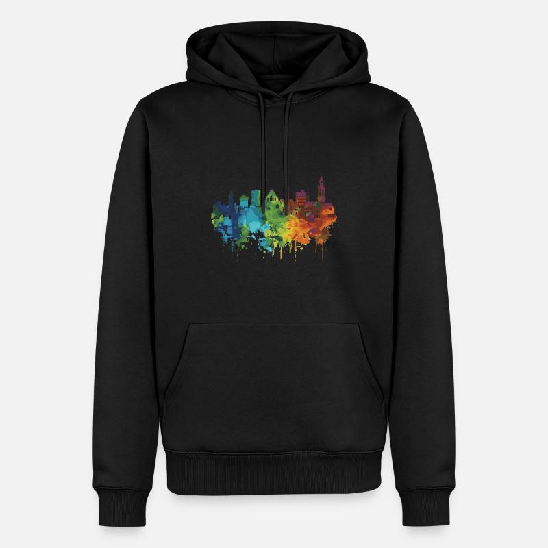 Houten - Sweat à capuche Premium bio Homme - noir