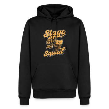 Schauspieler Kader - Männer Premium Bio Hoodie - Schwarz - Vorne - Nico (187cm)
