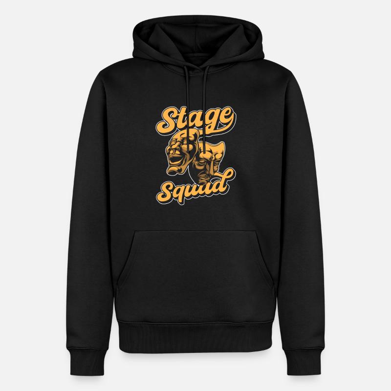 Équipe d’acteurs - Sweat à capuche Premium bio Homme - noir