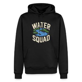Hydrologist Kader - Men’s Premium Organic Hoodie - black - Front - Nico (187cm)