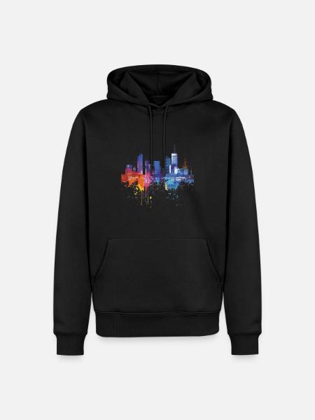 Frise-Sud-Ouest - Sweat à capuche Premium bio Homme - noir