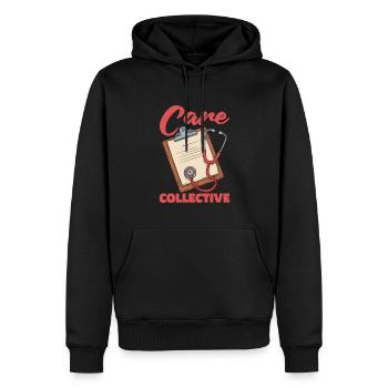 Fachkrankenschwester Team - Männer Premium Bio Hoodie - Schwarz - Vorne - Nico (187cm)