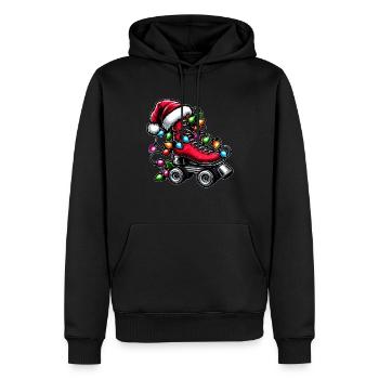 Rollschuhlaufen Skater Skate Rollschuhe - Männer Premium Bio Hoodie - Schwarz - Vorne - Nico (187cm)