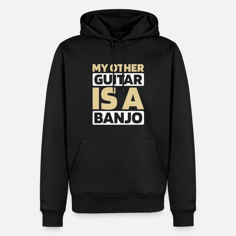 Banjo - Sweat à capuche Premium bio Homme - noir
