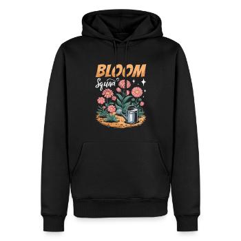 Gärtner Kader - Männer Premium Bio Hoodie - Schwarz - Vorne - Nico (187cm)