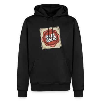 Notar Kader - Männer Premium Bio Hoodie - Schwarz - Vorne - Nico (187cm)