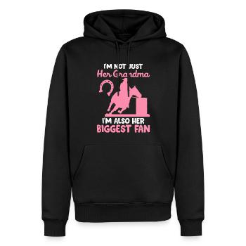 Barrel Racer Barrel Racing Rodeo Pferd Oma Größter - Männer Premium Bio Hoodie - Schwarz - Vorne - Nico (187cm)