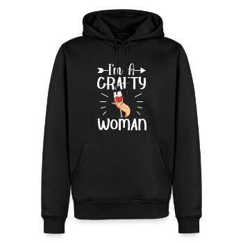 Funny Craft Beer Hops Home Brew I'm a - Men’s Premium Organic Hoodie - black - Front - Nico (187cm)