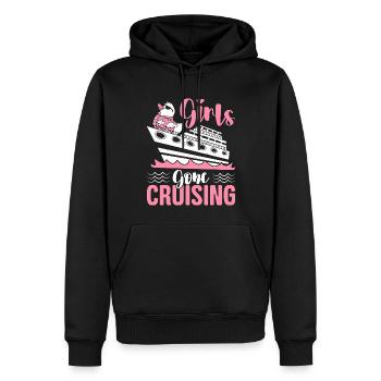 Girls Gone Cruising Kreuzfahrt Urlaub Kreuzfahrtsc - Männer Premium Bio Hoodie - Schwarz - Vorne - Nico (187cm)