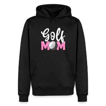Golfmama Golfspieler Golfspielerin Golferin - Männer Premium Bio Hoodie - Schwarz - Vorne - Nico (187cm)