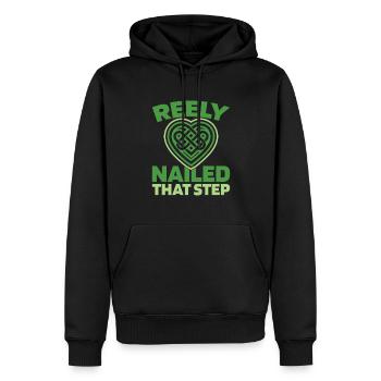 Irish Dance Irischer Tanz - Männer Premium Bio Hoodie - Schwarz - Vorne - Nico (187cm)