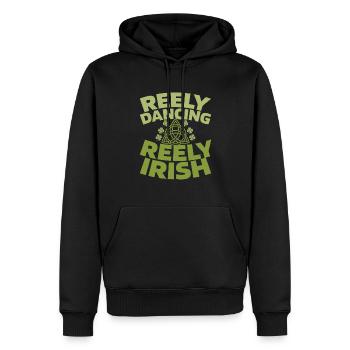 Irish Dance Irischer Tanz - Männer Premium Bio Hoodie - Schwarz - Vorne - Nico (187cm)