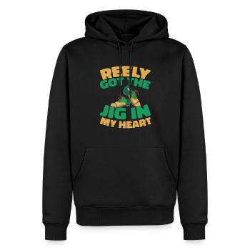 Irish Dance Irischer Tanz - Männer Premium Bio Hoodie - Schwarz - Vorne - Nico (187cm)