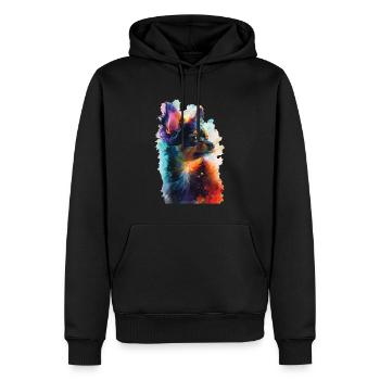 Chihuahua - Männer Premium Bio Hoodie - Schwarz - Vorne - Nico (187cm)
