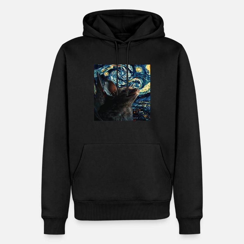 Schläger - Männer Premium Bio Hoodie - Schwarz