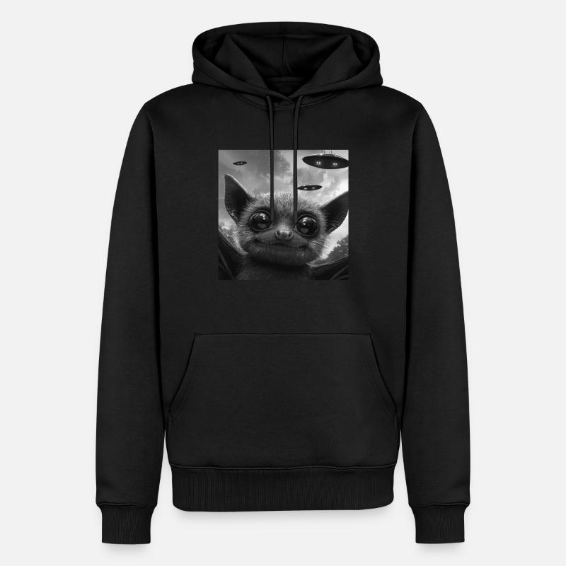 Schläger - Männer Premium Bio Hoodie - Schwarz