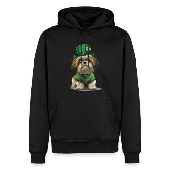 Shih Tzu - Männer Premium Bio Hoodie - Schwarz - Vorne - Nico (187cm)