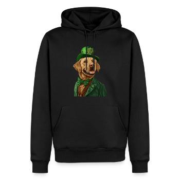 Labrador Retriever - Männer Premium Bio Hoodie - Schwarz - Vorne - Nico (187cm)