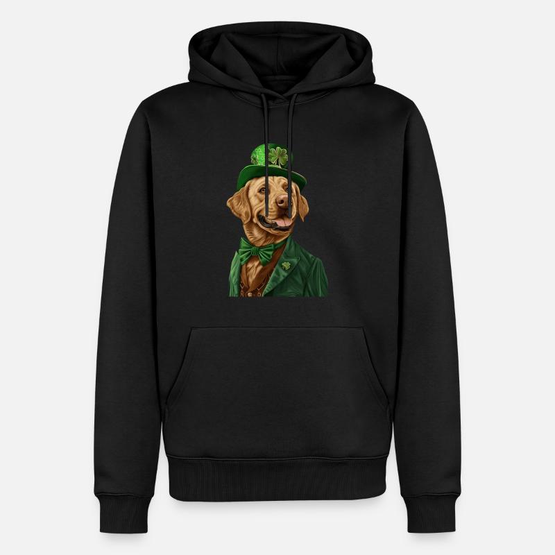 Labrador Retriever - Männer Premium Bio Hoodie - Schwarz