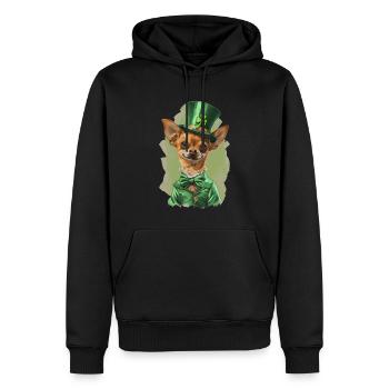 Chihuahua - Männer Premium Bio Hoodie - Schwarz - Vorne - Nico (187cm)