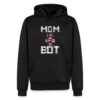 Mom Bot Roboteringenieurin Mom - Männer Premium Bio Hoodie - Schwarz - Vorne - Nico (187cm)