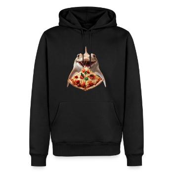 Stachelrochen - Männer Premium Bio Hoodie - Schwarz - Vorne - Nico (187cm)