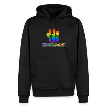 Dif-Fur-Ent Furry Fandom LGBTQ Pride Flag Furries - Männer Premium Bio Hoodie - Schwarz - Vorne - Nico (187cm)