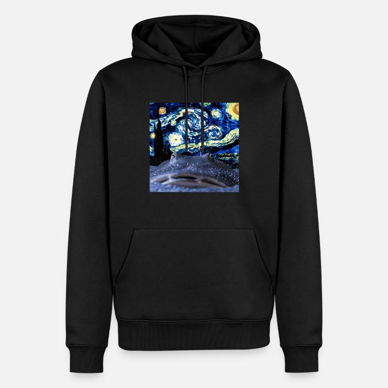 Stachelrochen - Männer Premium Bio Hoodie - Schwarz