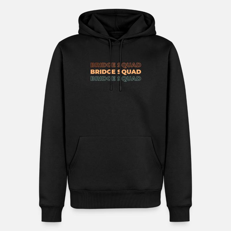 Berufstaucher Kader - Männer Premium Bio Hoodie - Schwarz