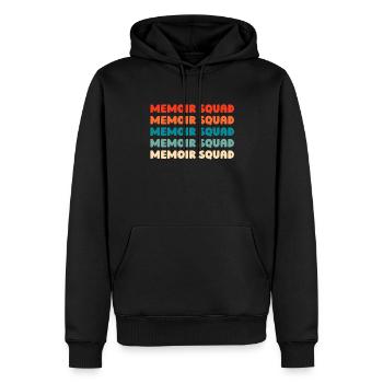 Züchter Kader - Männer Premium Bio Hoodie - Schwarz - Vorne - Nico (187cm)