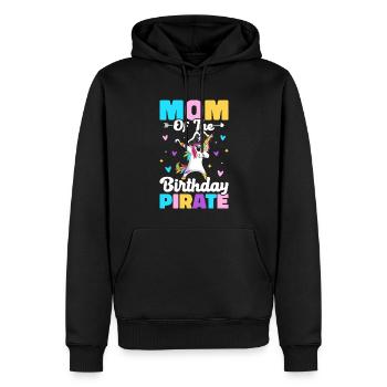 Mom of the Birthday Pirate Pirates Birthday Pirate - Männer Premium Bio Hoodie - Schwarz - Vorne - Nico (187cm)