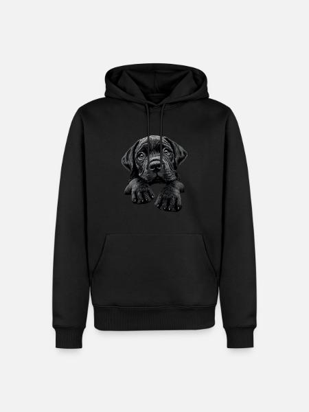 Bullmastiff - Männer Premium Bio Hoodie - Schwarz