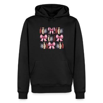 Coquette Bogen Archäologe Archäologie Vasen - Männer Premium Bio Hoodie - Schwarz - Vorne - Nico (187cm)