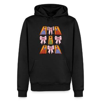 Coquette Bow Cornhole Board Bohnensack Mütter Tag - Männer Premium Bio Hoodie - Schwarz - Vorne - Nico (187cm)