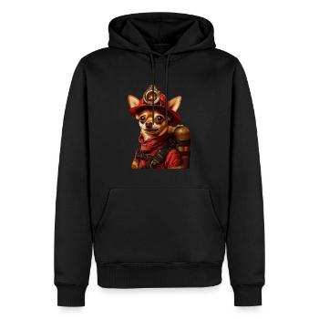 Chihuahua - Männer Premium Bio Hoodie - Schwarz - Vorne - Nico (187cm)