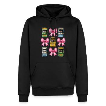 Coquette Bow Spielautomat Glücksspiel Gambler - Männer Premium Bio Hoodie - Schwarz - Vorne - Nico (187cm)