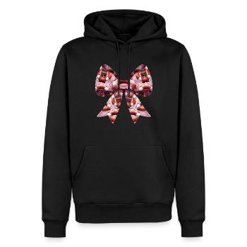 Coquette Bow Lifeguard Garde de piscine Rose - Sweat à capuche Premium bio Homme - noir - Devant - Nico (187cm)