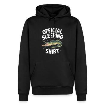 Gar - Männer Premium Bio Hoodie - Schwarz - Vorne - Nico (187cm)