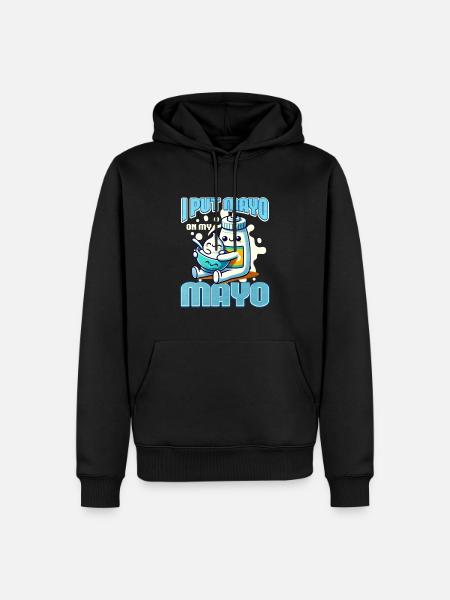 Mayonnaise - Männer Premium Bio Hoodie - Schwarz