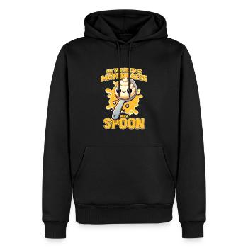 Mayonnaise - Männer Premium Bio Hoodie - Schwarz - Vorne - Nico (187cm)