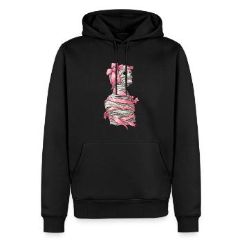 Kokette Schleife Mumie Spooky Halloween Mama - Männer Premium Bio Hoodie - Schwarz - Vorne - Nico (187cm)