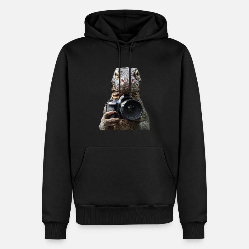 Komodowaran - Männer Premium Bio Hoodie - Schwarz
