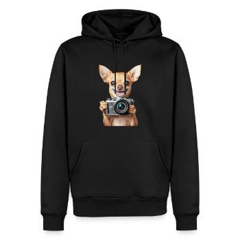 Chihuahua - Männer Premium Bio Hoodie - Schwarz - Vorne - Nico (187cm)