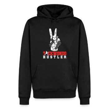 TKD Korean Martial Arts Tae Kwon - Männer Premium Bio Hoodie - Schwarz - Vorne - Nico (187cm)