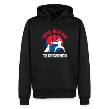 TKD Korean Martial Arts Tae Kwon - Männer Premium Bio Hoodie - Schwarz - Vorne - Nico (187cm)