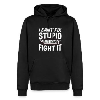 TKD Korean Martial Arts Tae Kwon - Männer Premium Bio Hoodie - Schwarz - Vorne - Nico (187cm)