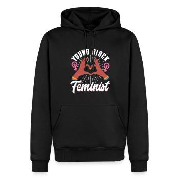 Feminin Womens Rights Social - Männer Premium Bio Hoodie - Schwarz - Vorne - Nico (187cm)