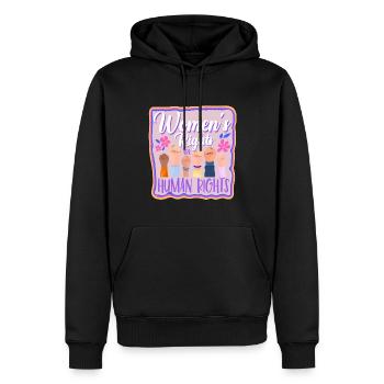 Feminin Womens Rights Social - Männer Premium Bio Hoodie - Schwarz - Vorne - Nico (187cm)